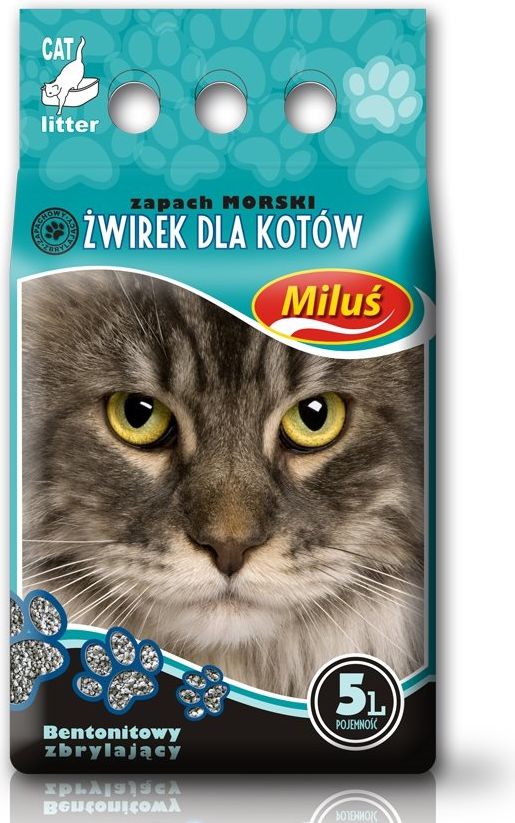 Żwirek dla kota Super Benek Miluś Morski 5 l