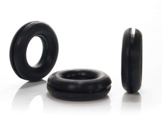 Onnline Przepust gumowy 14mm czarny 10szt. - GH 13