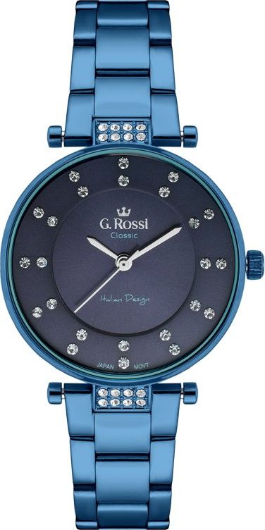 Zegarek Gino Rossi Zegarek - C5131B-6F1 (zg780e) blue uniwersalny