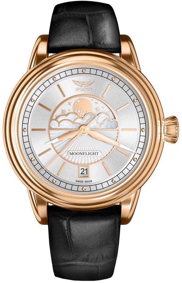 Zegarek damski Aviator V.1.33.2.251.4BM czarny