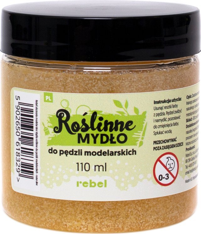 Rebel ROŚLINNE MYDŁO MYDEŁKO DO PĘDZLI MODELARSKICH