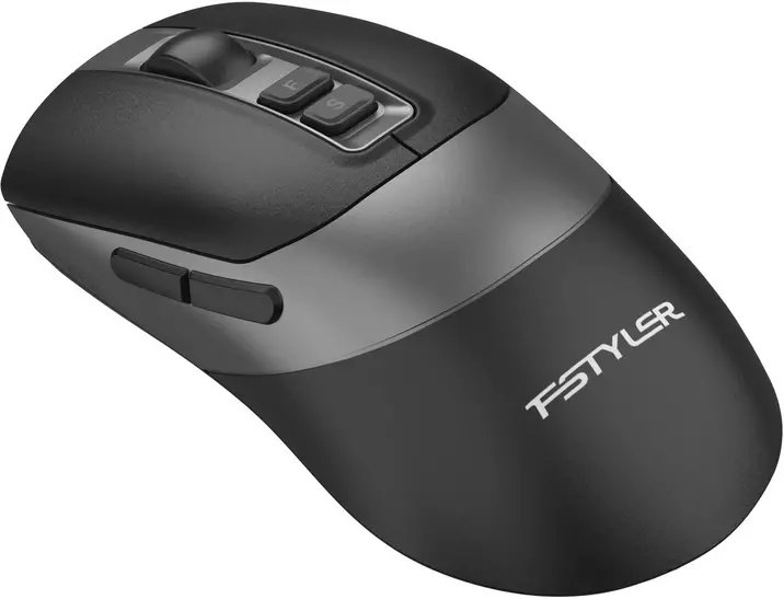 Mysz A4Tech A4tech FB50CS Plus FStyler, bezprzewodowa cicha biurowa mysz, BT+2,4GHz, czarny