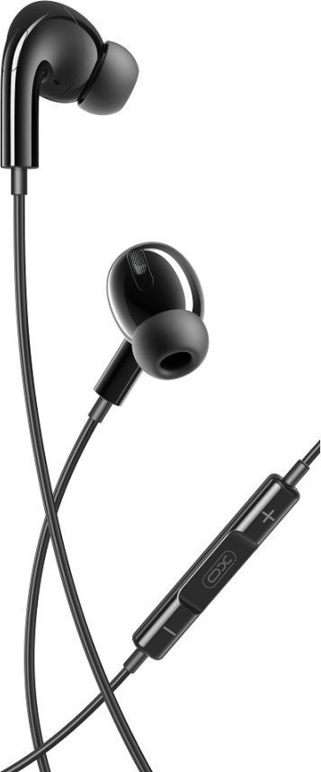 XO przewodowe EP73 USB-C dokanałowe czarne