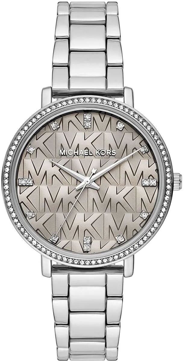 Zegarek Michael Kors Pyper MK4672 Srebrny Minimalizm z Monogramem