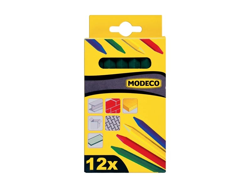 Modeco Kreda woskowana czerwona 120mm 12szt. (MN-88-032)