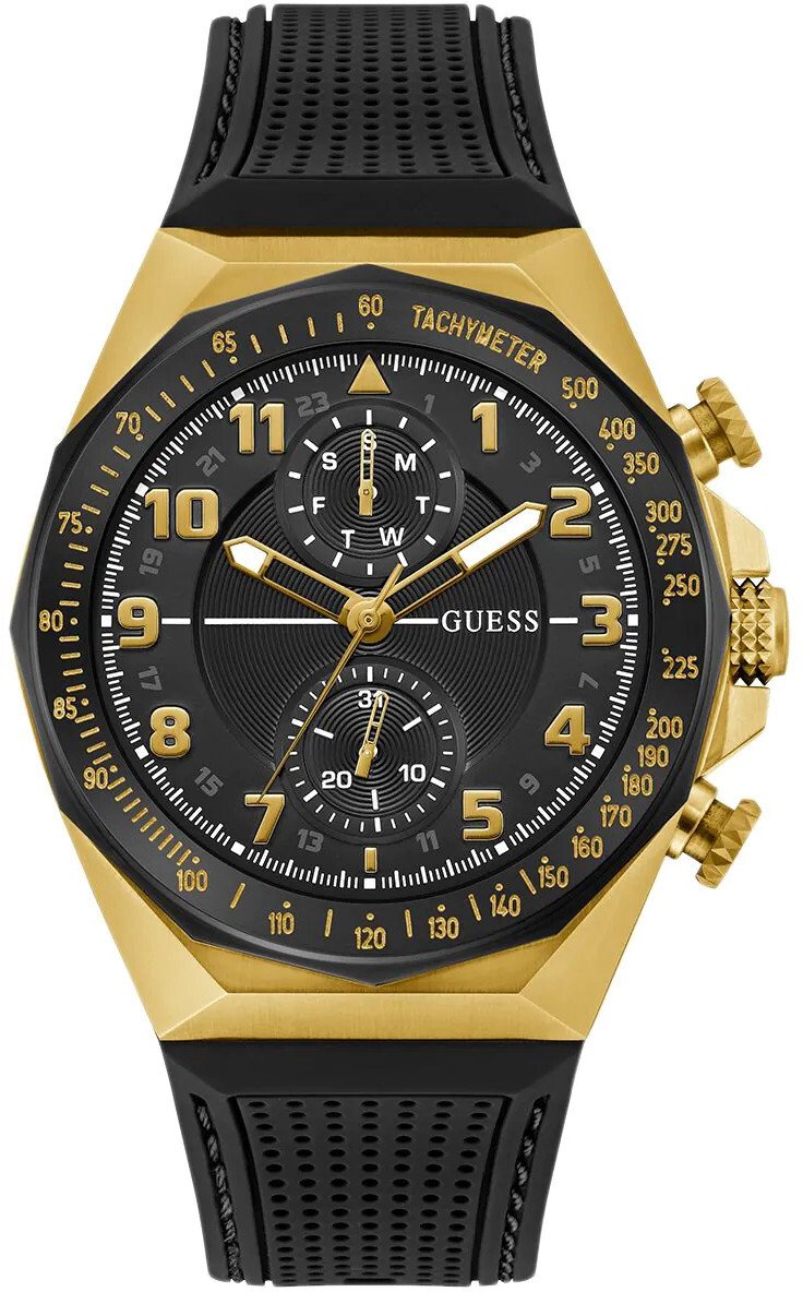 Zegarek Guess Zegarek męski Guess GW0902G1 czarny