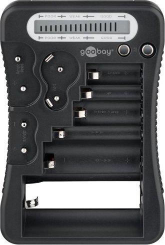 Goobay Tester baterii z wyświetlaczem LCD