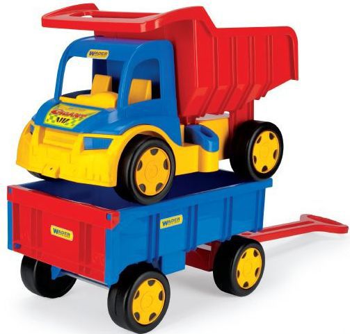 Wader GIGANT TRUCK WYWROTKA Z PRZYCZEPĄ (65100)