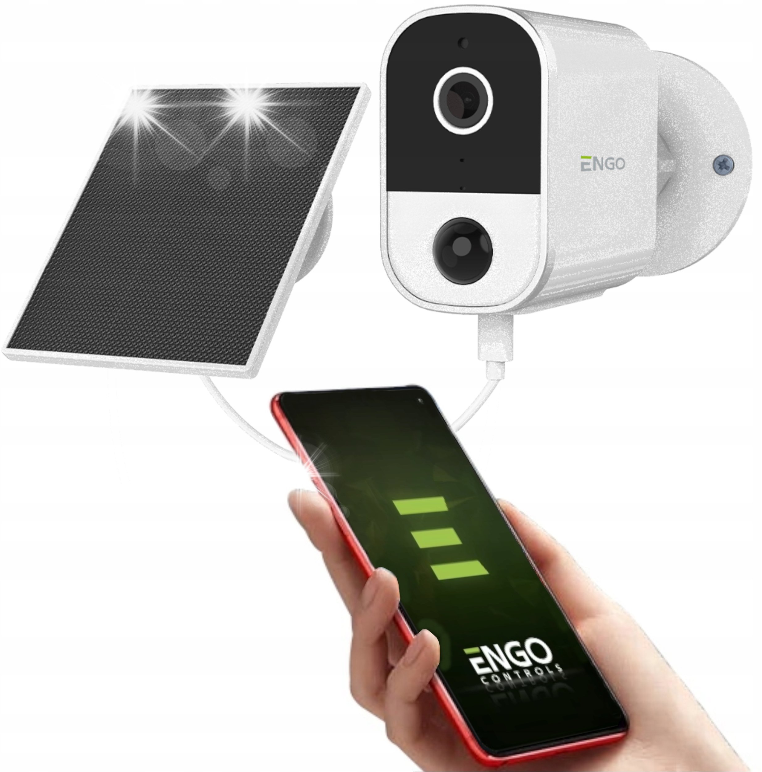 Kamera IP Engo Kamera SMART Wi-Fi ENGO ECAM-SOLAR with solar panel 4MP bezprzewodowa