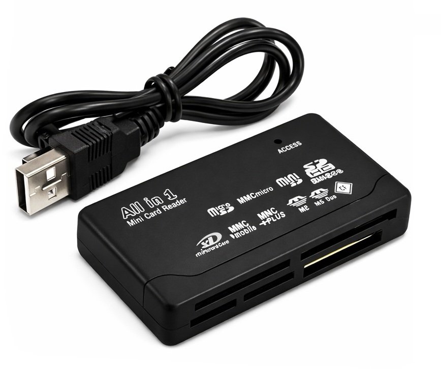 Karta Uniwersalny czytnik kart pamięci USB SD/SDHC/Mini/Micro/M2/MMC/CF/ XD