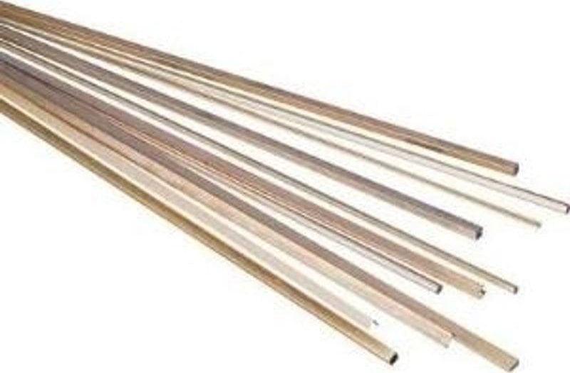Reely Profil mosiężny kwadratowy (L x B x H) 500 x 4.5 x 4.5 mm (222304)