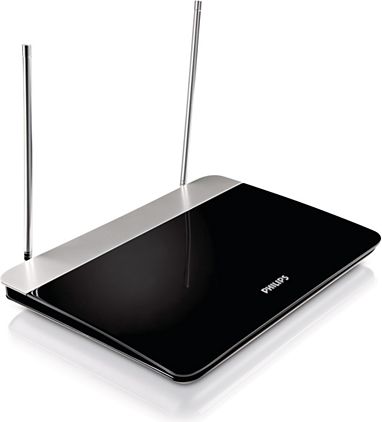 Antena RTV Philips TV WEWNĘTRZNA 47DB UHF/VHF/FM/HDTV (SDV6227/12)