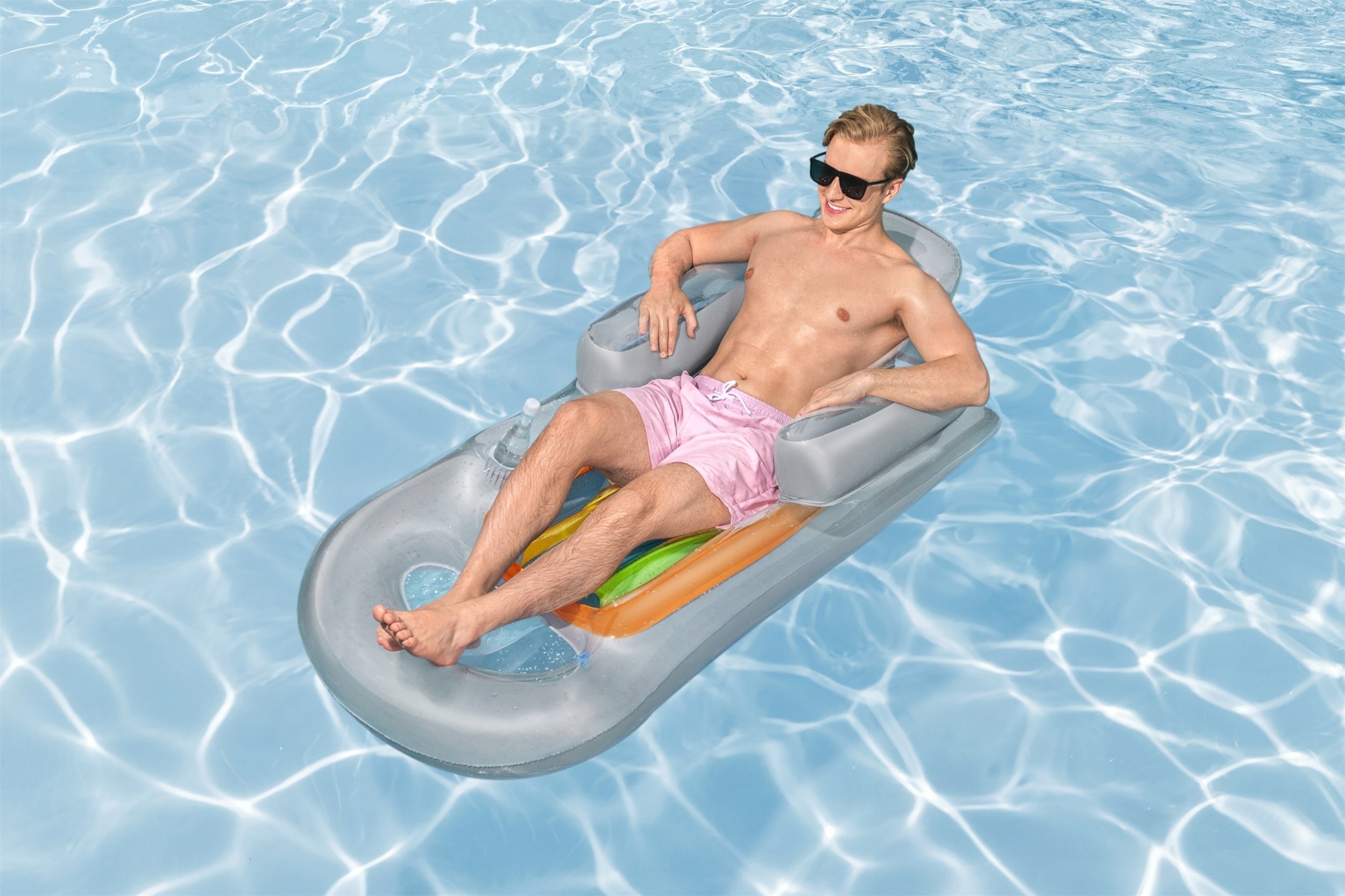 Bestway Materac z oparciem dmuchany 1,61m 43028