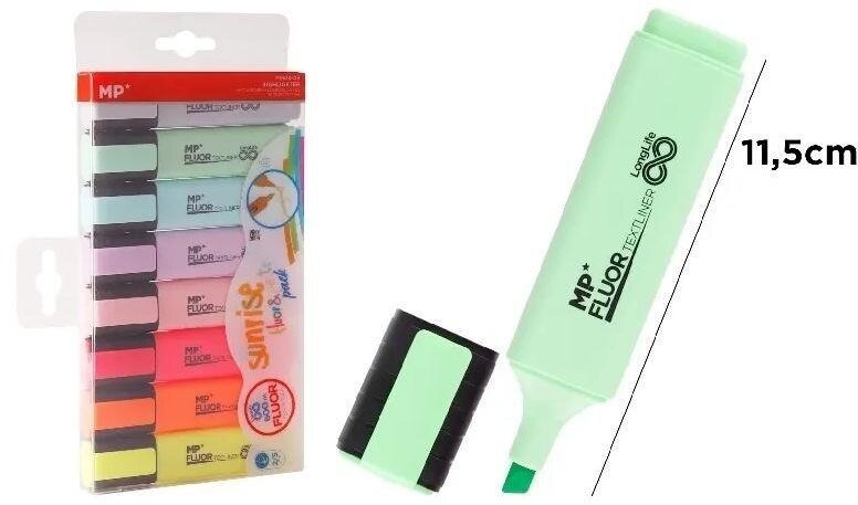 Stabilo Zakreślacz fluorescencyjny pastel 8szt