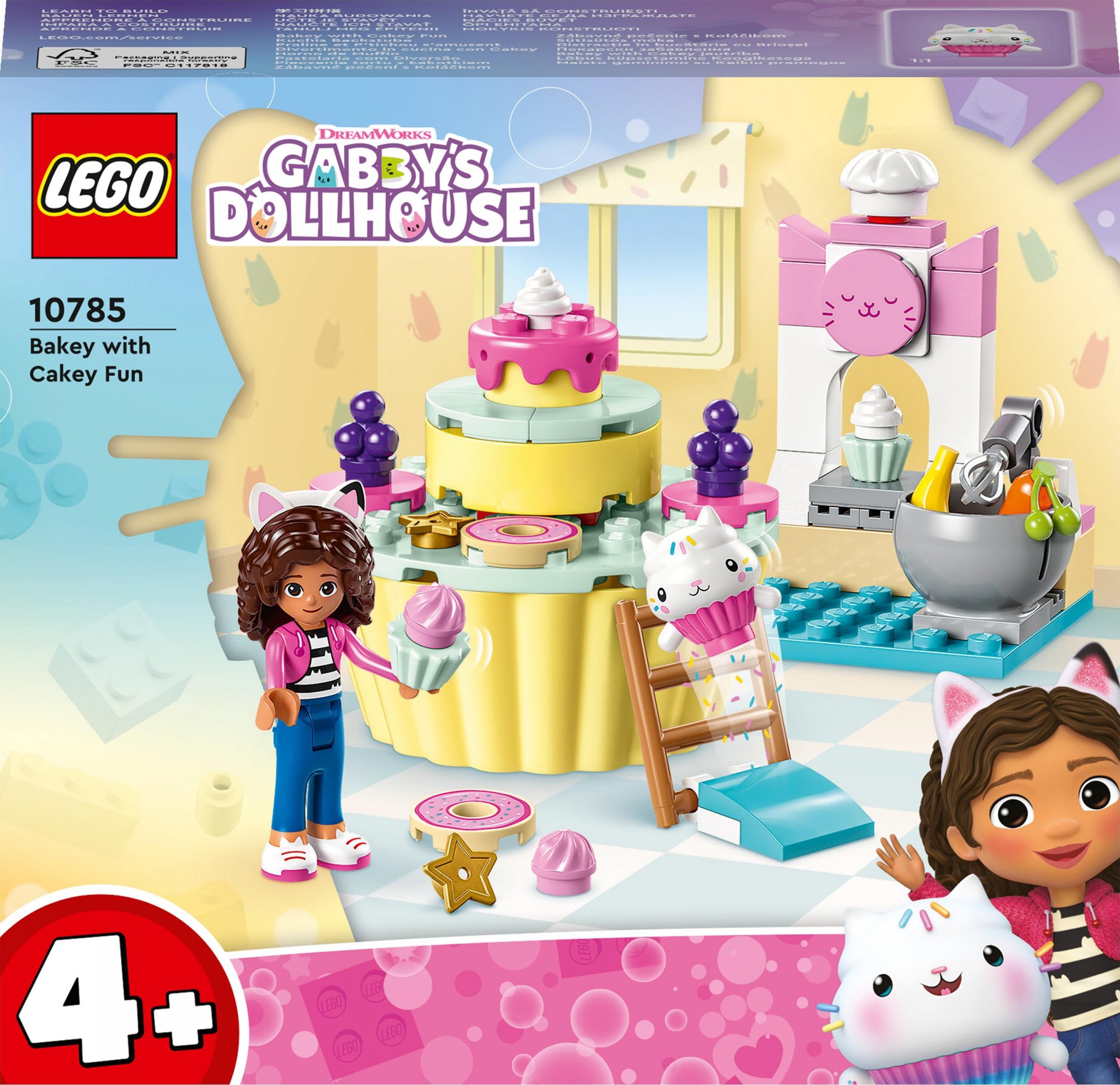 LEGO Koci domek Gabi Pieczenie tortu z Łakotkiem (10785)