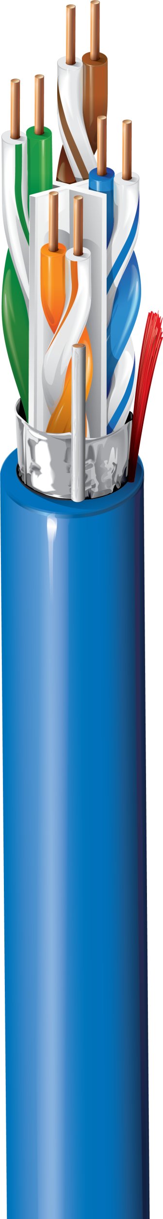 Belden Kabel sieciowy, Cat 6A, F/UTP, LSZH, Euroklasa Cca, drut, niebieski, 500 m (10GXE00C.06500)