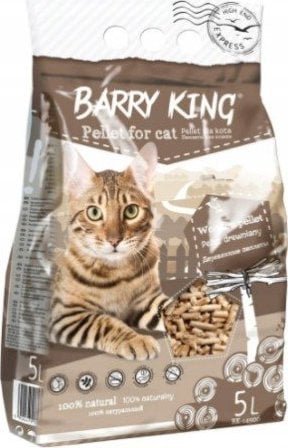 Żwirek dla kota Barry King Pellet drewniany dla kota 5L
