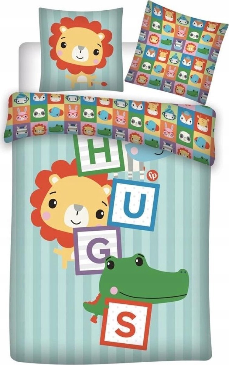 aymax Komplet pościeli Fisher-Price 140 x 200 cm 65x65 cm