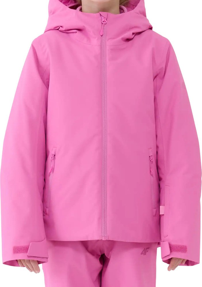 4f Kurtka narciarska dla dziewczynki 4F F0817 fuksja 4FJWAW25TTJAF0817 55S 122cm