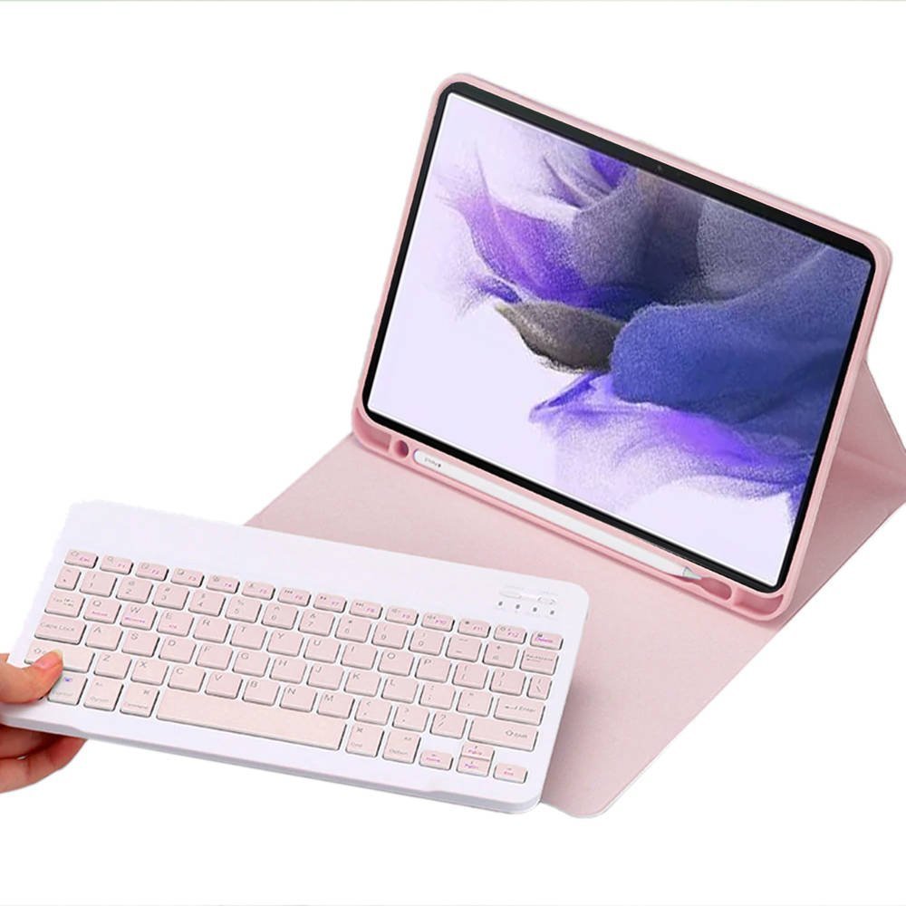 Strado Etui z klawiaturą do Samsung Galaxy Tab A8 10.5 Różowe