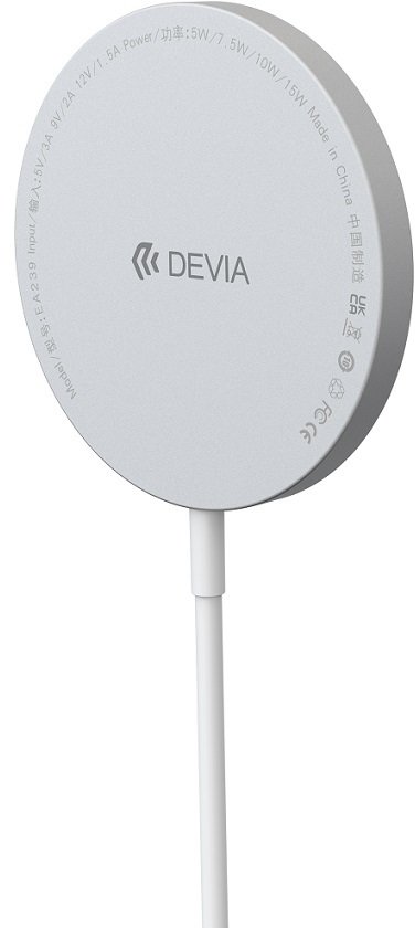 Devia ładowarka indukcyjna Smart magnetyczna 15W biała