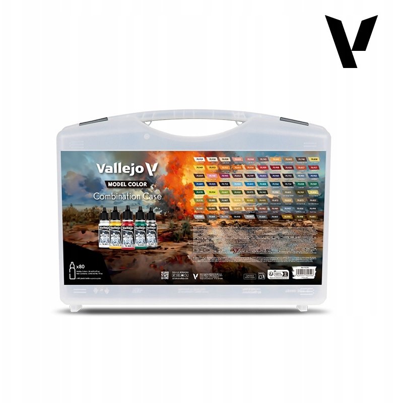 Vallejo Vallejo: Model Color - Combination Case (80 x 18 ml)