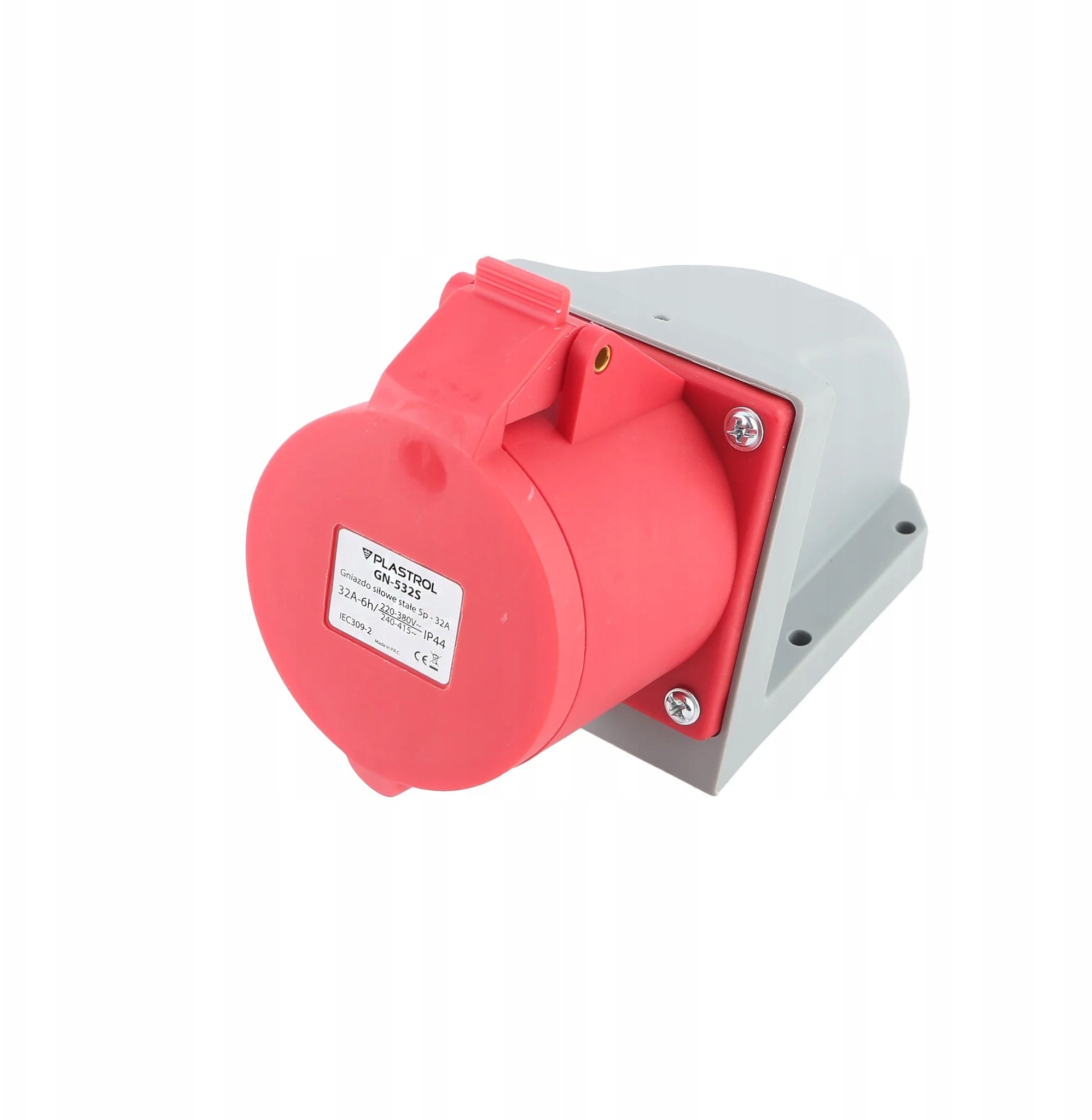 Plastrol Gniazdo siłowe stałe 5p - 32A GN-532S Plastrol