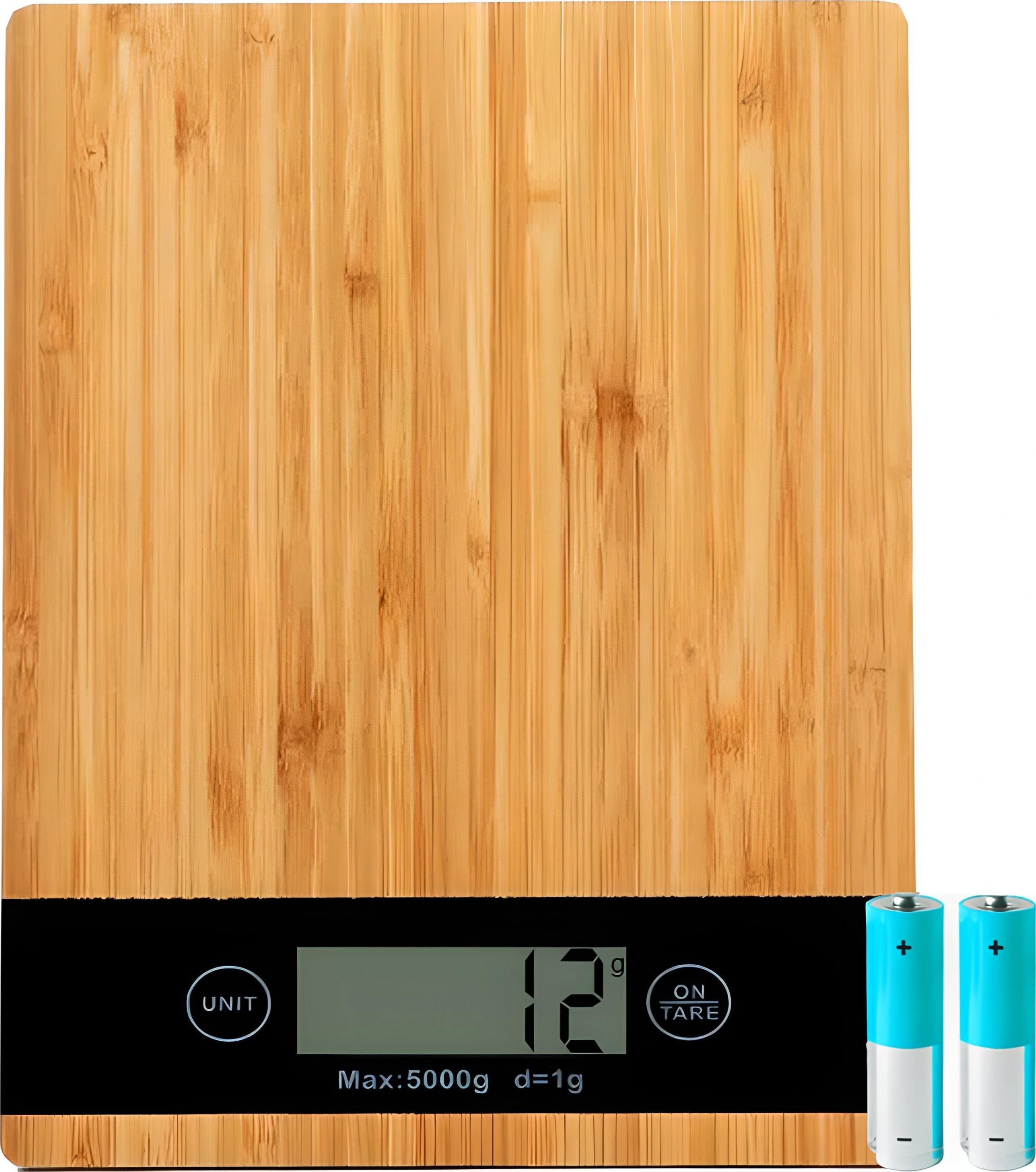 Waga kuchenna Retoo Bambusowa 5kg 1g