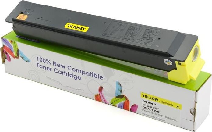 Zdjęcia - Tusze i tonery Cartridge Web Toner  Yellow Zamiennik TK-5205  (CW-K5205YN)