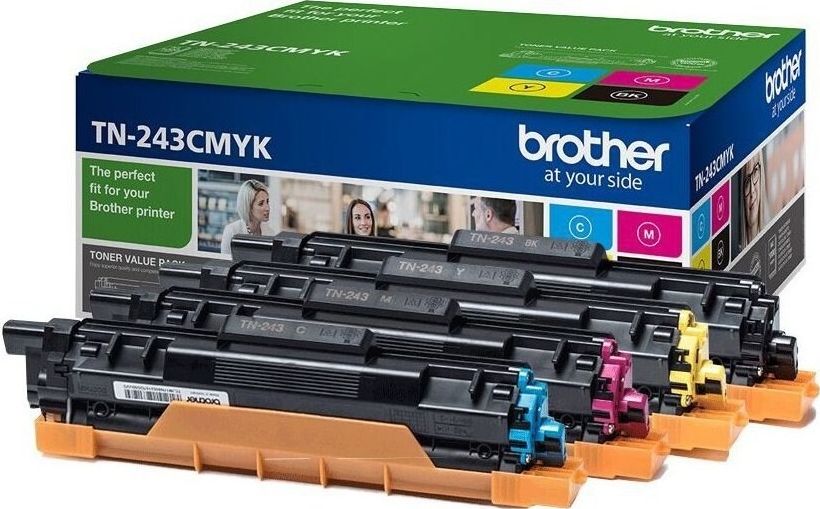 Toner Brother TN-243 Zestaw CMYK Oryginał (TN-243CMYK)