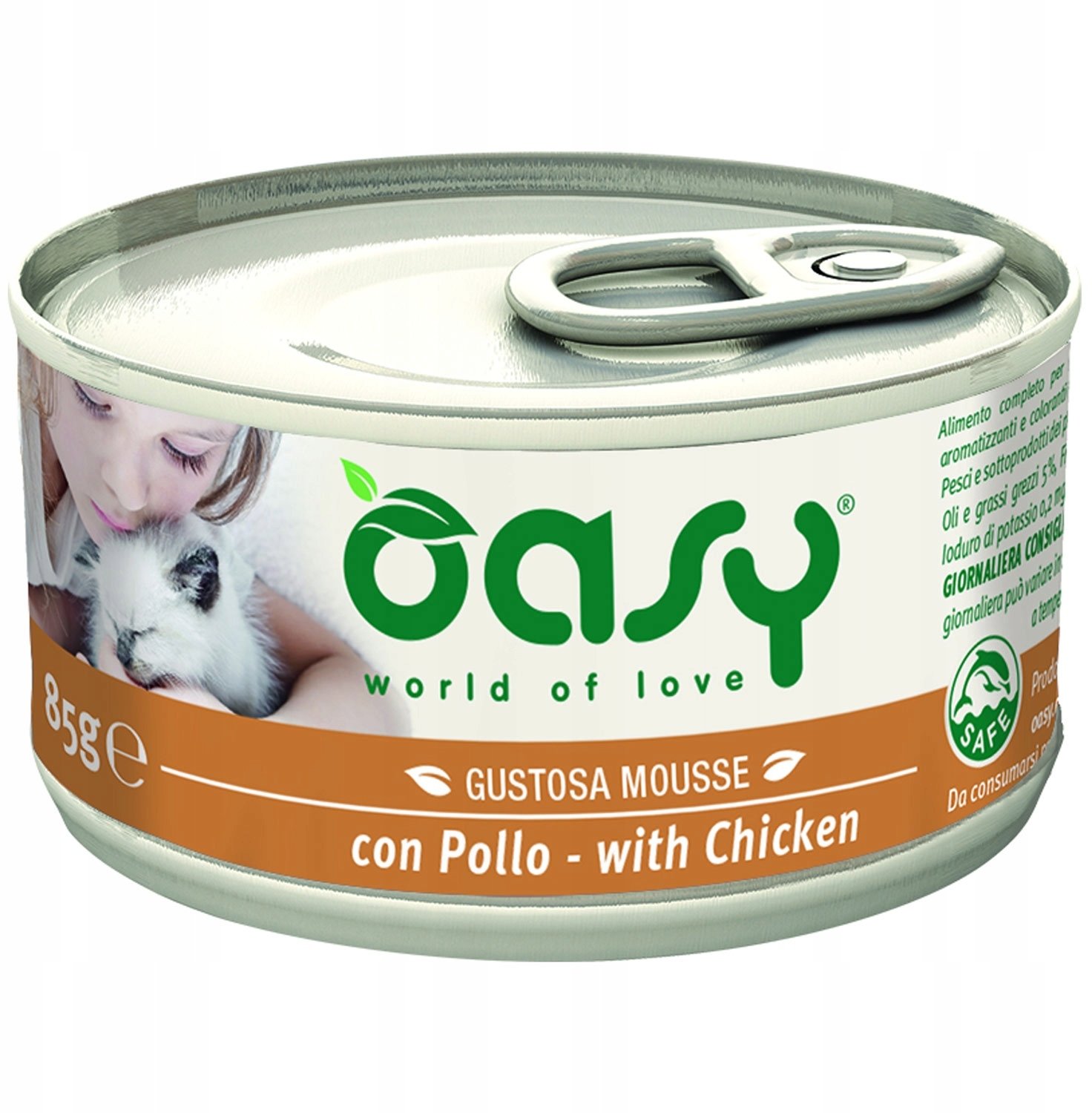 Oasy OASY KOT MOUSSE KURCZAK 85G PUSZKA OKM-2818