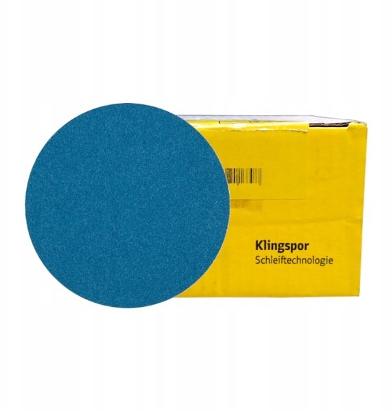 Klingspor KLINGSPOR KRĄŻEK 125 PS36CK 50szt. 80 TWARDE DREWNO/TWORZYWA SZTUCZNE