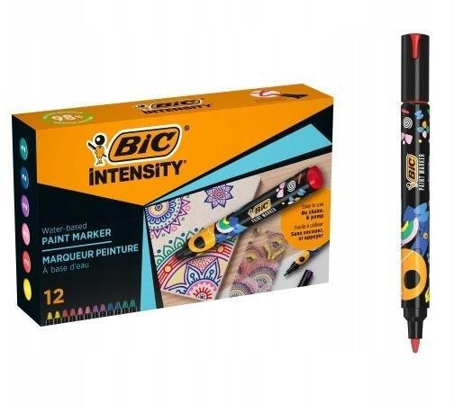 ARRTX Bic Intensity markery akrylowe, 12 szt., 6 kolorów