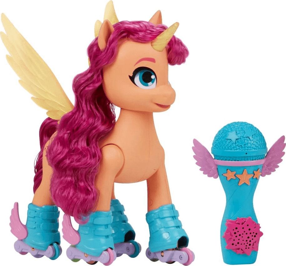 Zdjęcia - Zabawki interaktywne Hasbro My Little Pony Movie Śpiewająca Sunny Na Rolkach  (F1786)