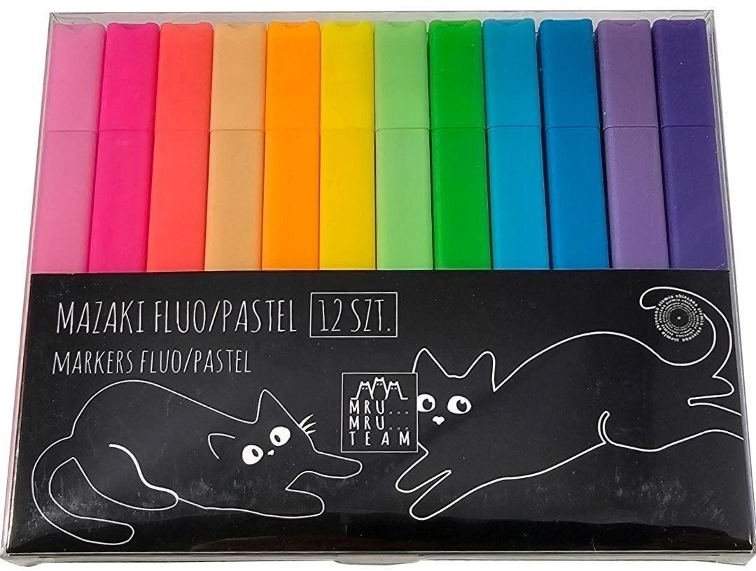 Ziemia Obiecana Mazaki Mru Mru Team pastel + neon 12kol EDUKAMP