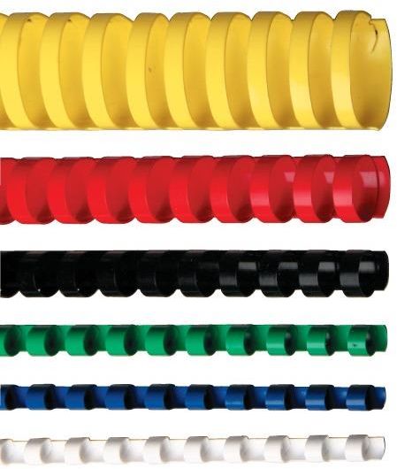 Opus Plastikowe grzbiety do bindowania 6mm czarny (ib06CZA)