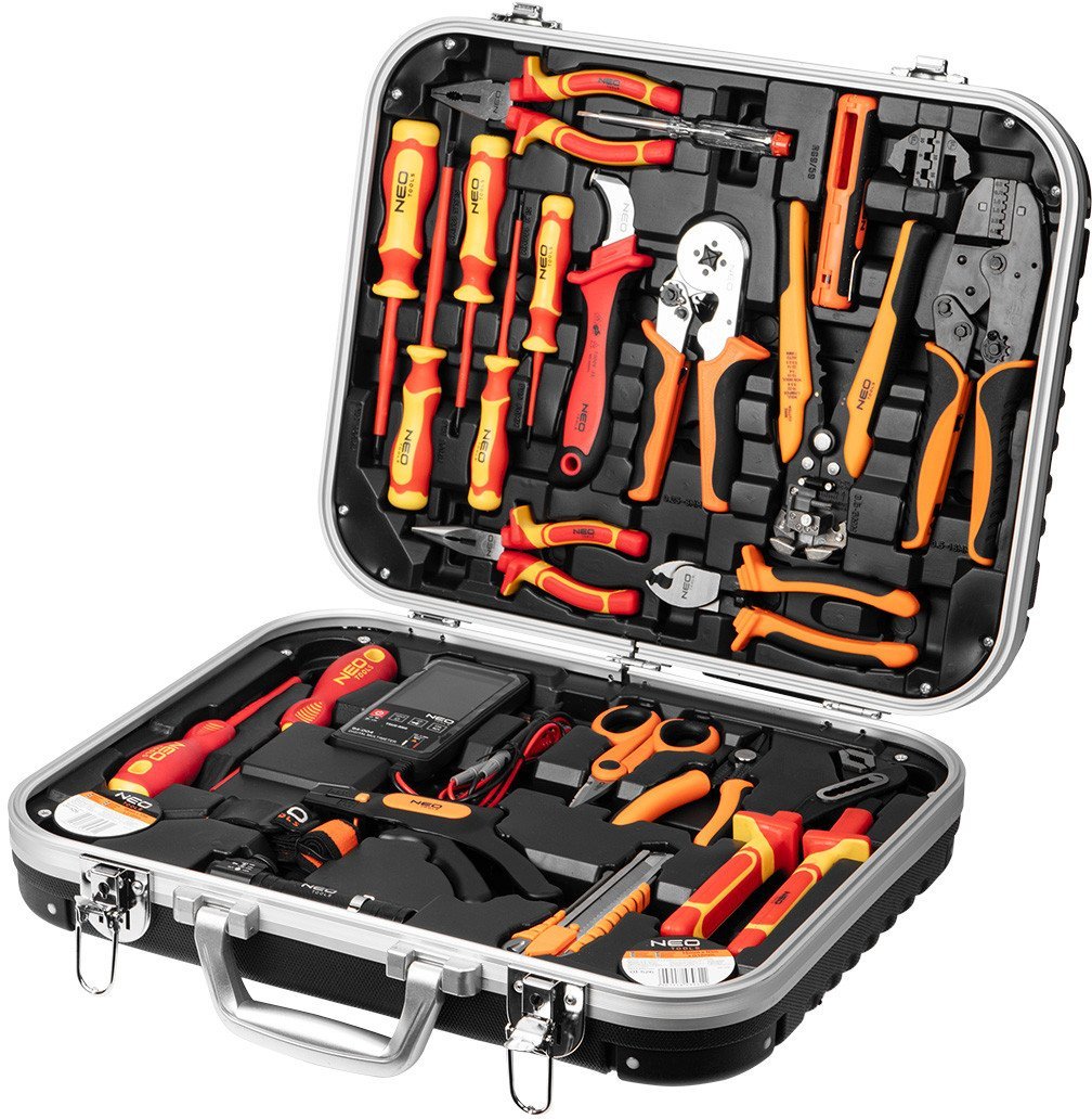 Zestaw narzędzi Neo Walizka elektryka 25 el. 01-314