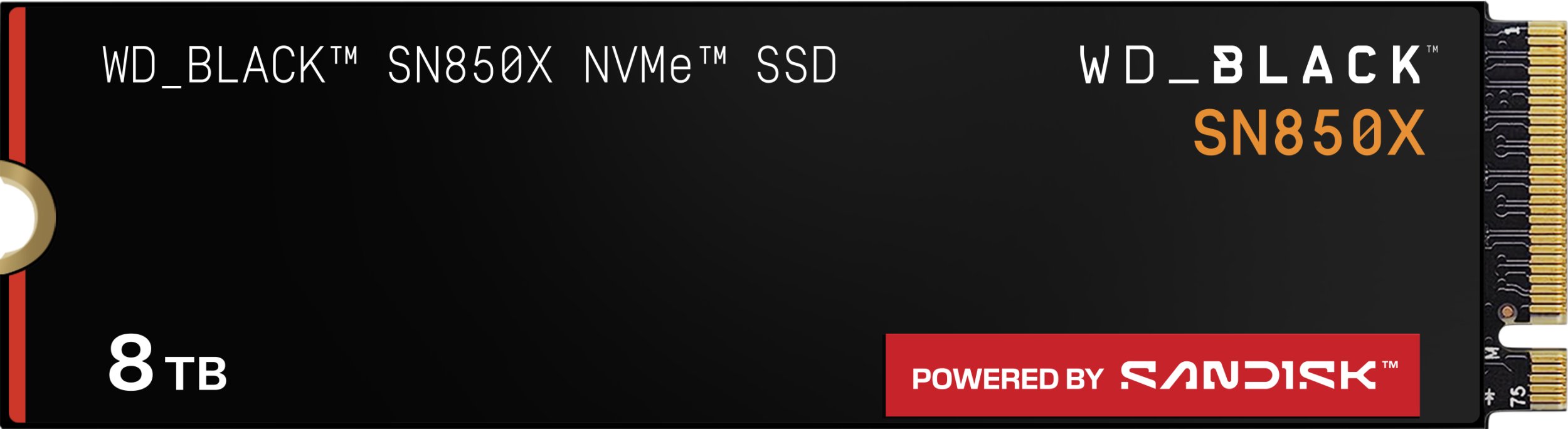 Dysk SSD SanDisk Black 850X 8TB M.2 2280 PCI-E x4 Gen4 NVMe (WDS800T2XHE)