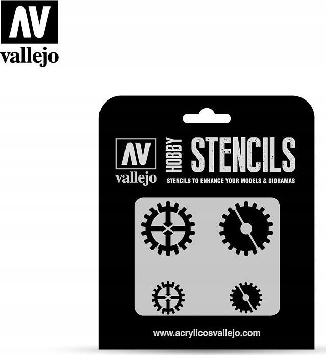 Vallejo : ST-SF001 - Stencils - Gear Markings