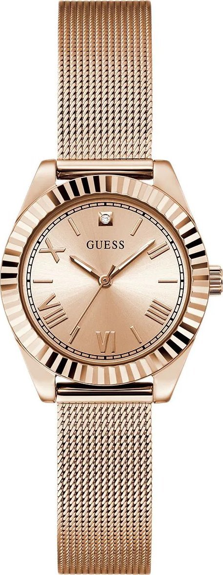 Zegarek Guess Zegarek damski Guess GW0842L3 różowe złoto