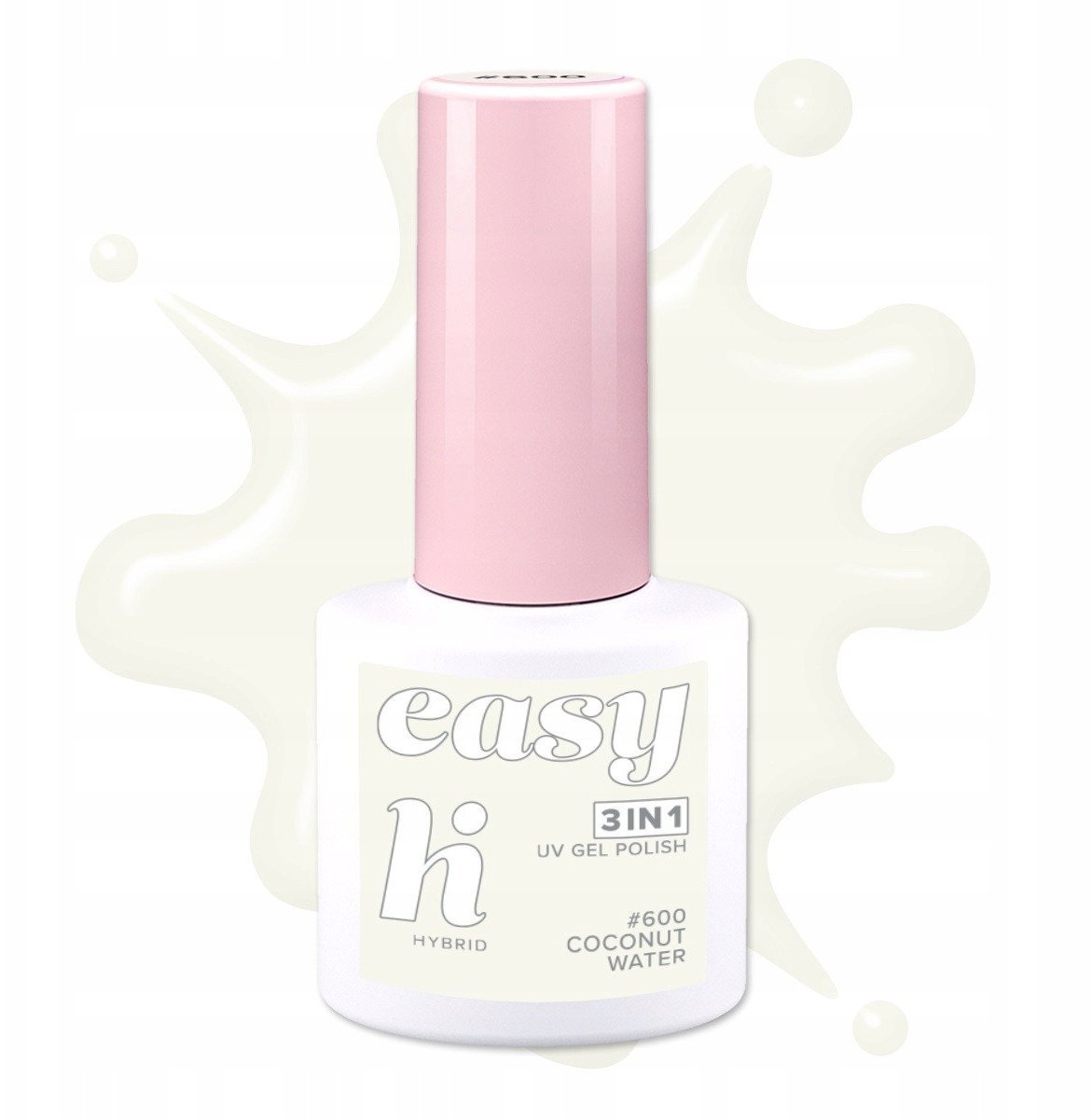 HI HYBRID Easy 3w1 Lakier hybrydowy nr. 600 Coconut Water 5 ml