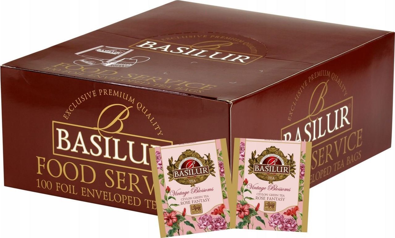 Basilur ROSE FANTASY herbata HoReCa 100 torebek