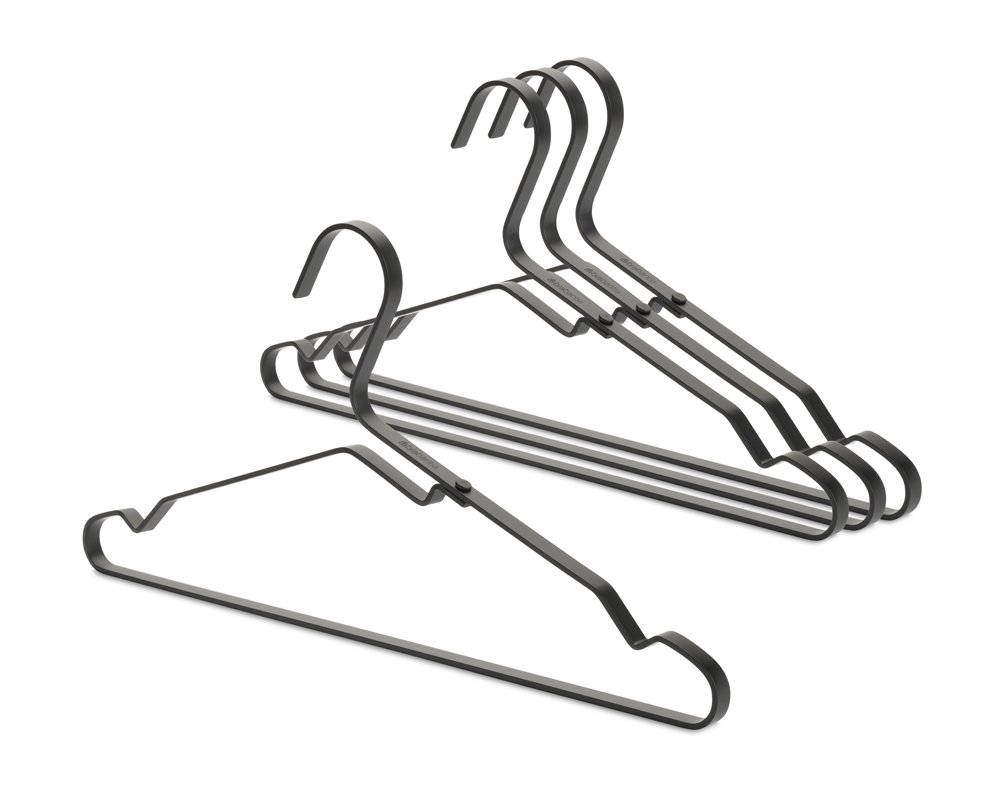 Brabantia Aluminiowy wieszak na ubrania black 118647