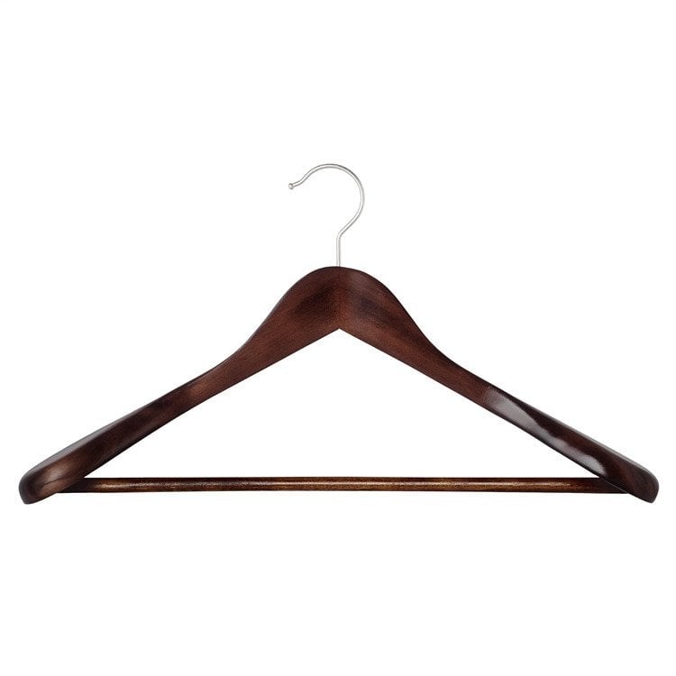 Domoletti WOODEN COAT HANGER LSD001 DARK WOOD