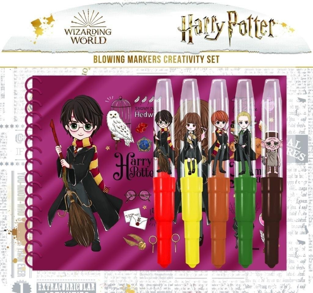 Jiri Models Zestaw markery Harry Potter 5szt + notes +szablon