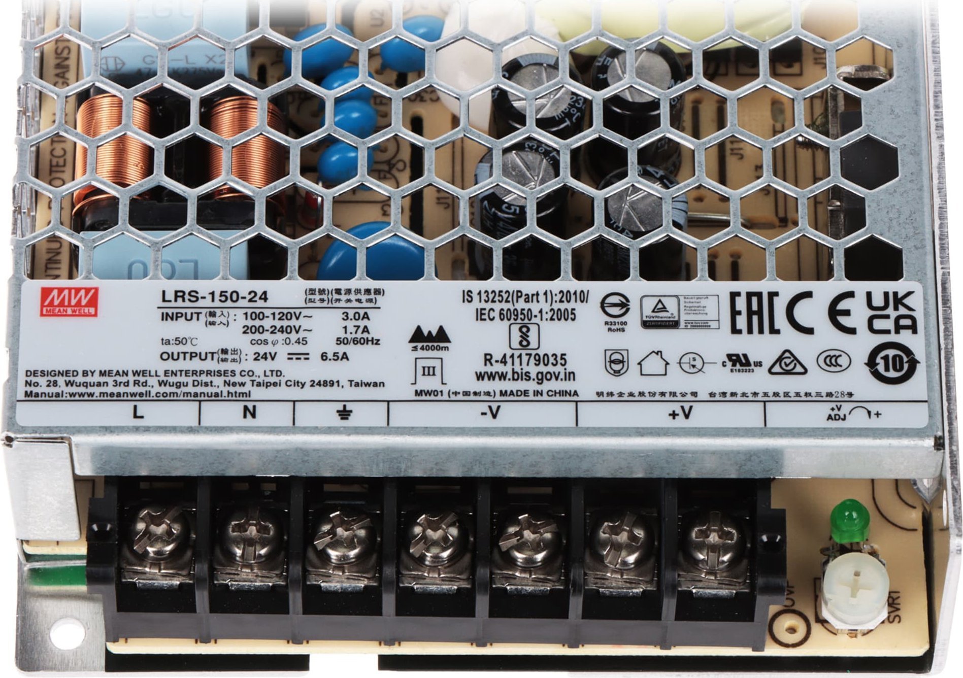 Mean Well ZASILACZ IMPULSOWY LRS-150-24 MEAN WELL
