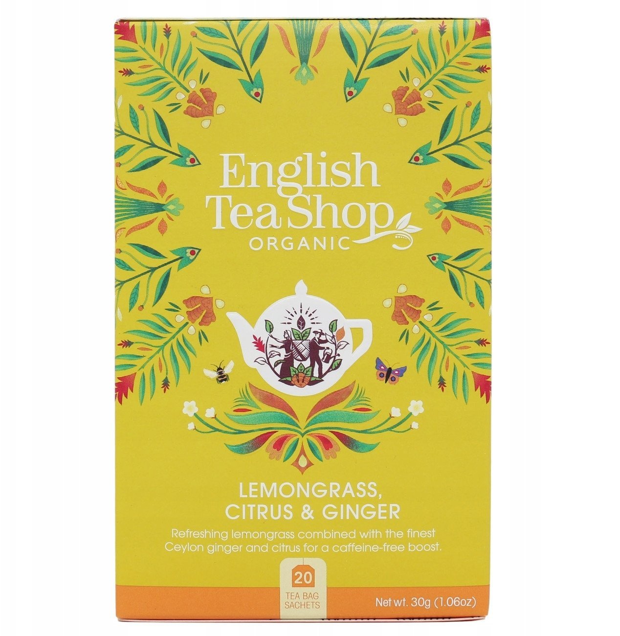 English Tea Shop , Herbata Lemongrass, Ginger & Citrus, 20 saszetek