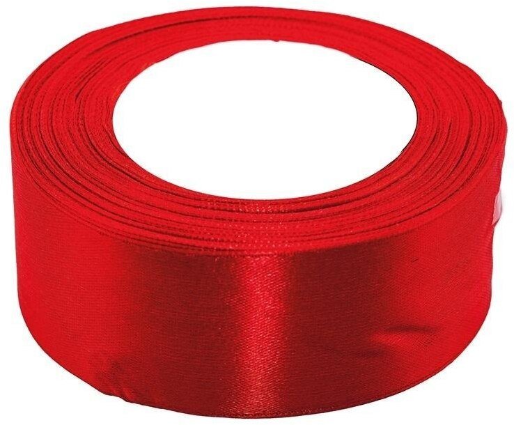 BREWIS Wstążka satynowa czerwona 50mmx32m