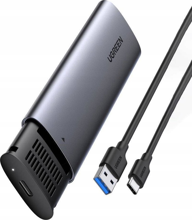 Ugreen Obudowa dysku M.2 CM400, B-key, NGFF, SATA (szara)