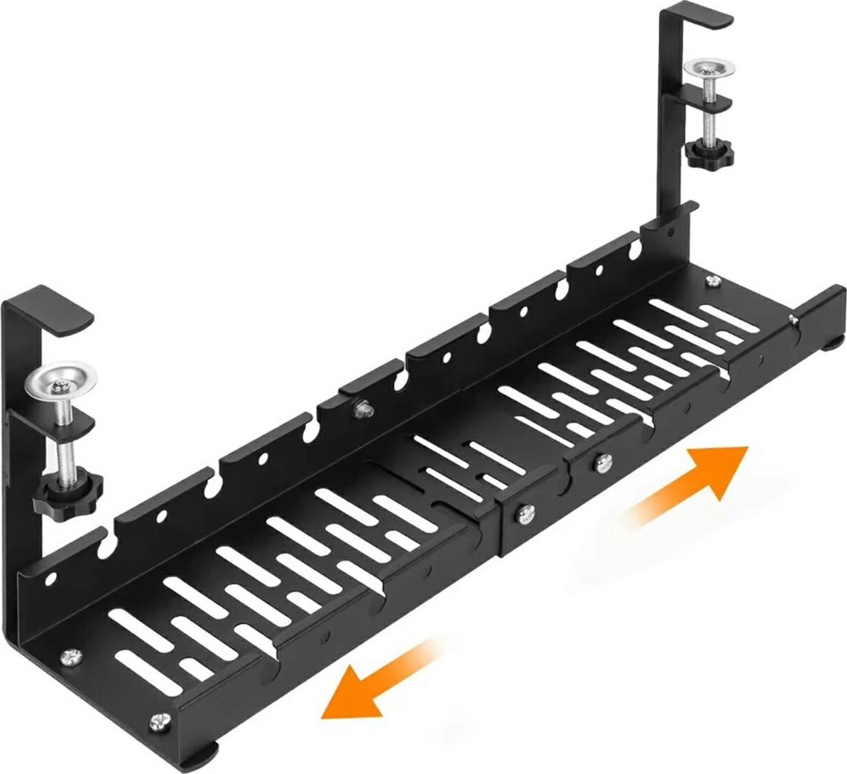ATL DA263B Organizer na kable pod biurko blat